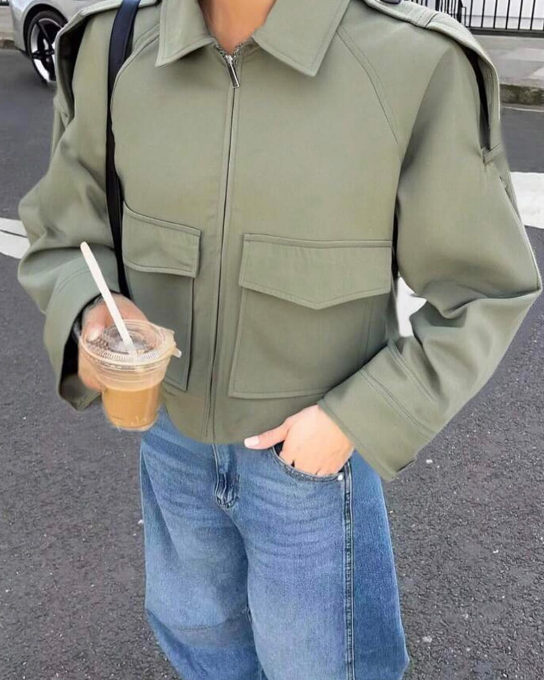 Karine | Kurz geschnittener Trenchjacke