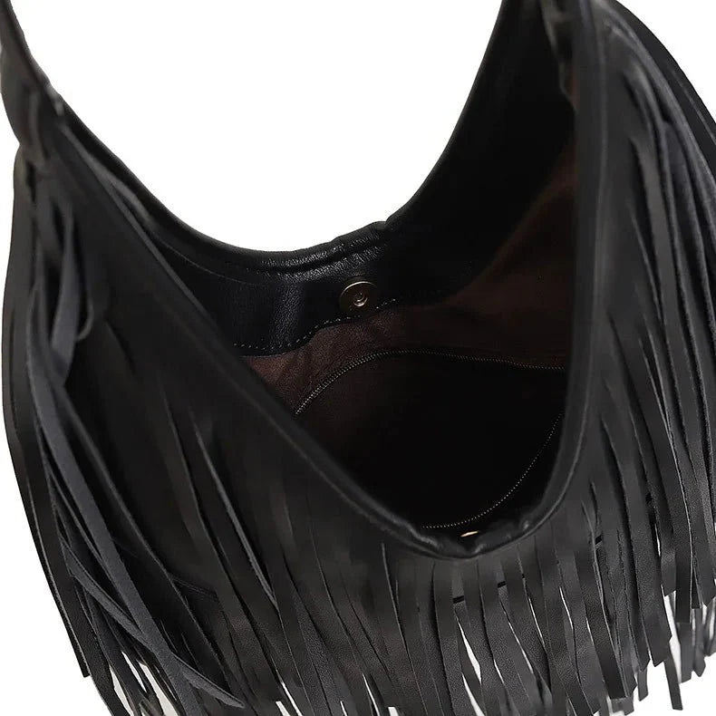 Zarela Hobo-Tasche mit Quasten
