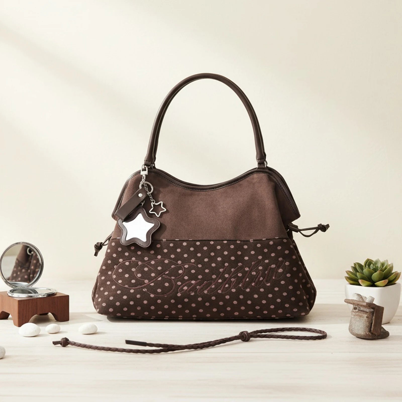 Zireva | Women's Shoulder Bag with Star Pendant