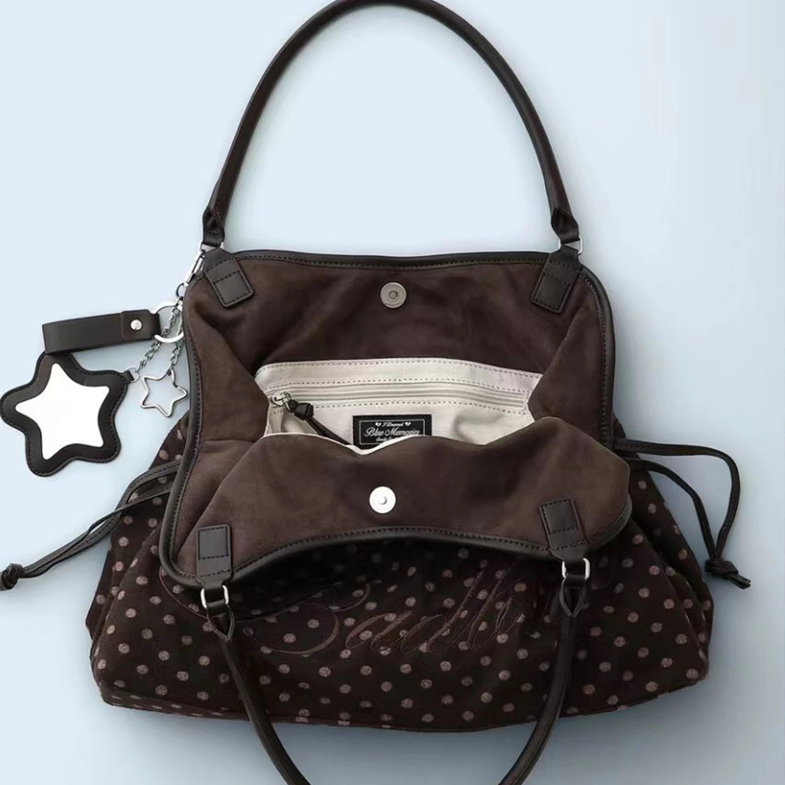 Zireva | Damen Schultertasche mit Sternanhänger