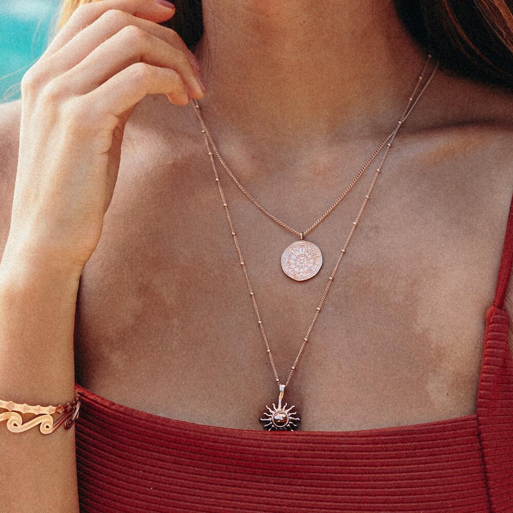 SOLARA | Sculpted Sun Necklace