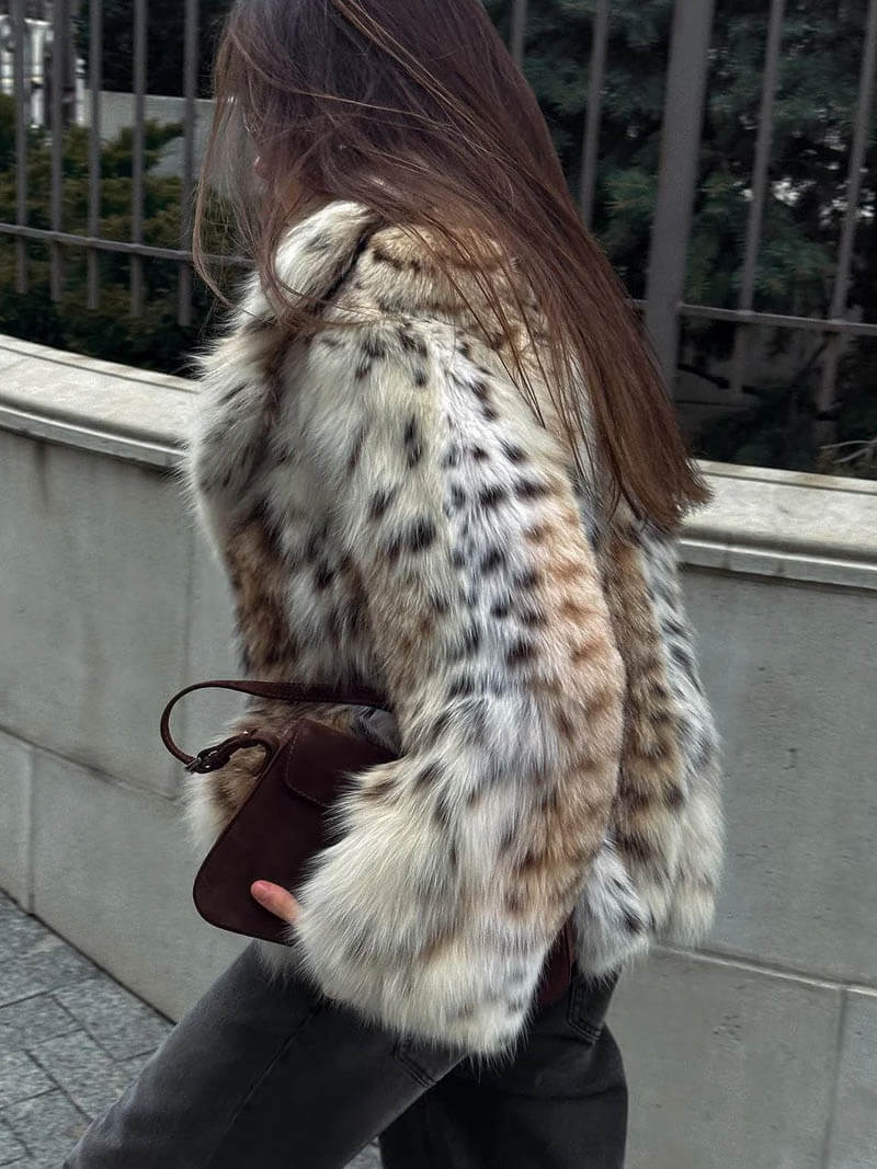 Anouk | Oversized faux fur jacket