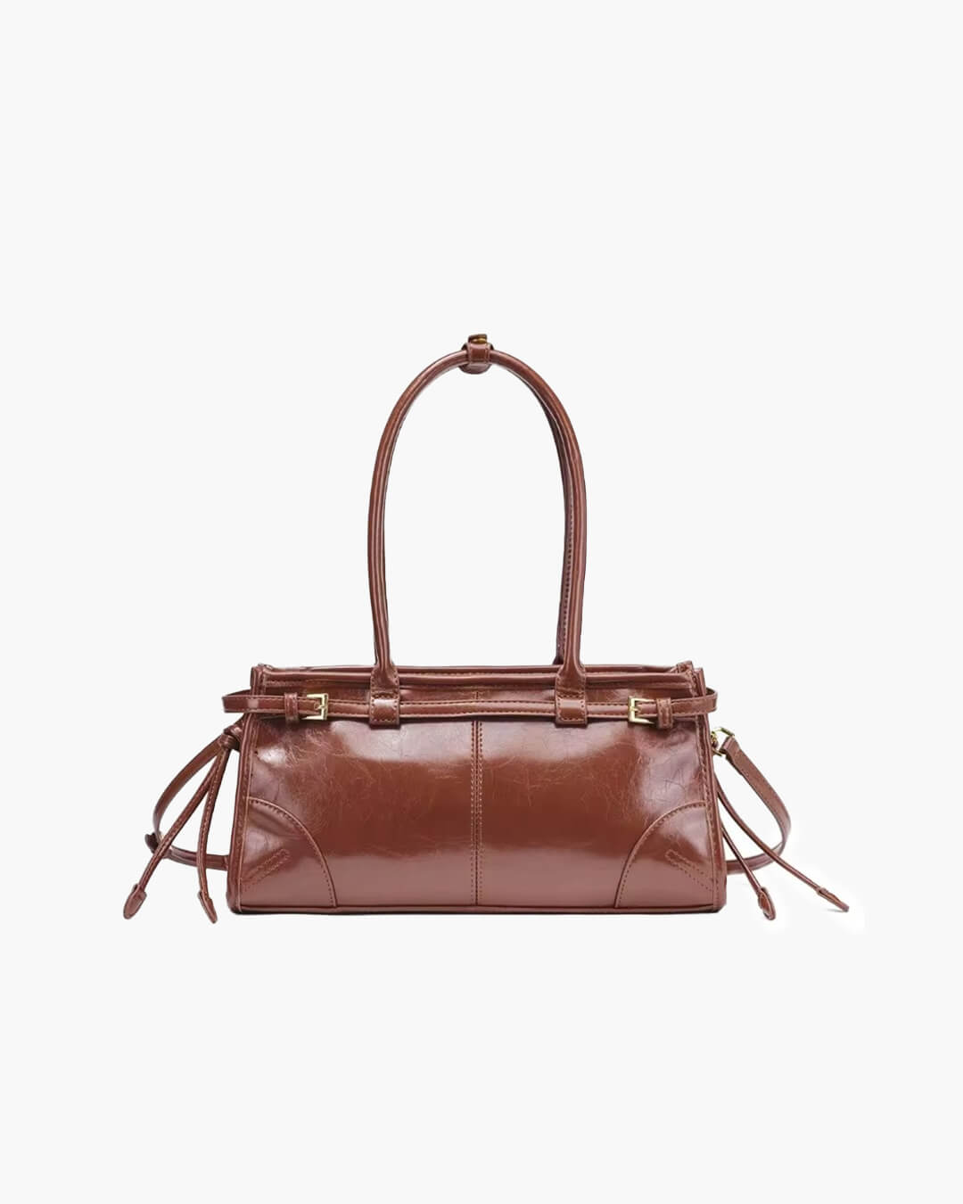 Zyra Schultertasche mit strukturiertem Gürtel-Detail