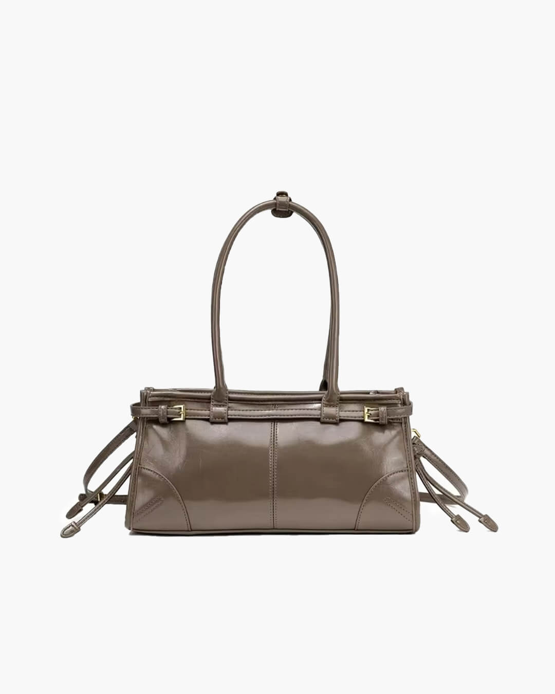 Zyra Schultertasche mit strukturiertem Gürtel-Detail