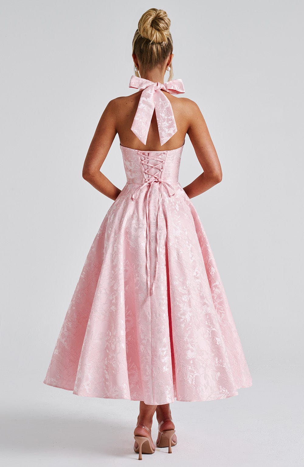 Ara | Midi Kleid mit Neckholder-Ausschnitt