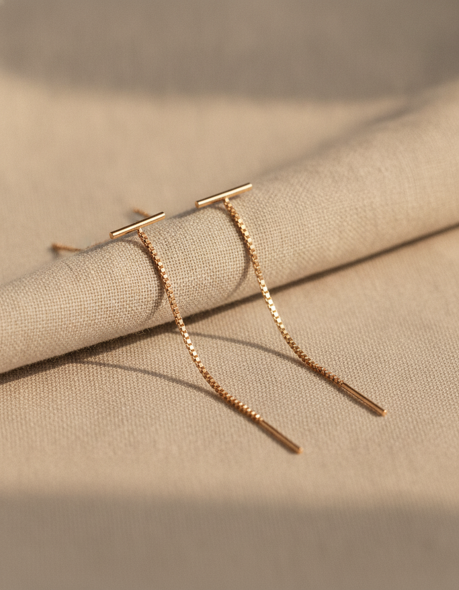 ena sol chain earrings - studio