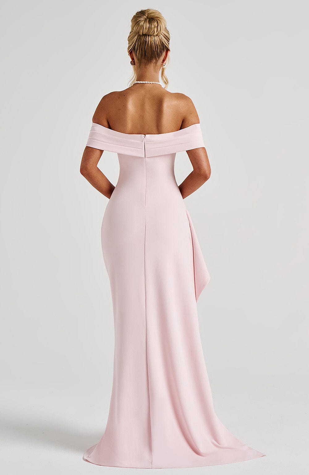 Maelys | Schulterfreies Maxikleid mit Schlitz