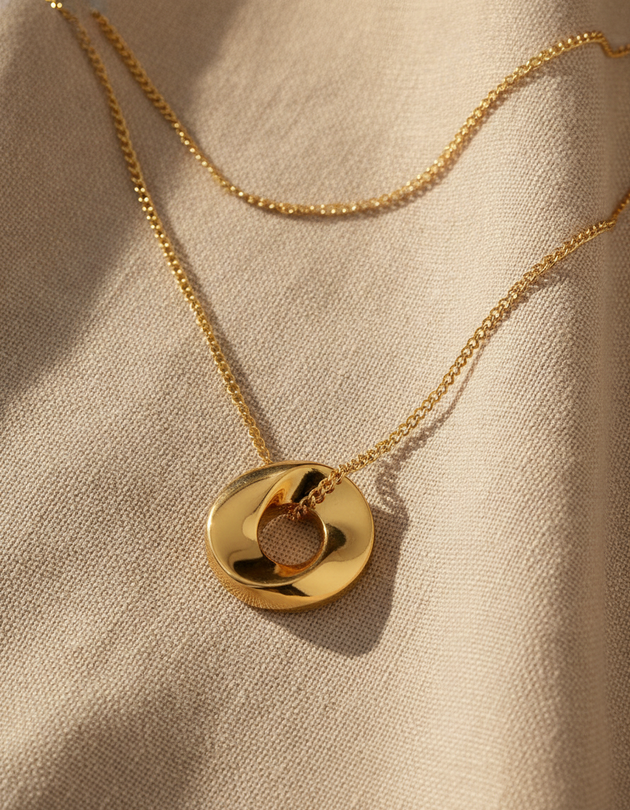 pantai swirl pendant necklace - studio