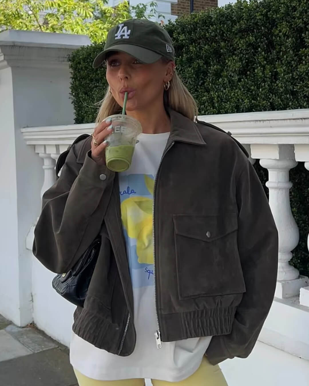 Naila | Suede Pilotjacke