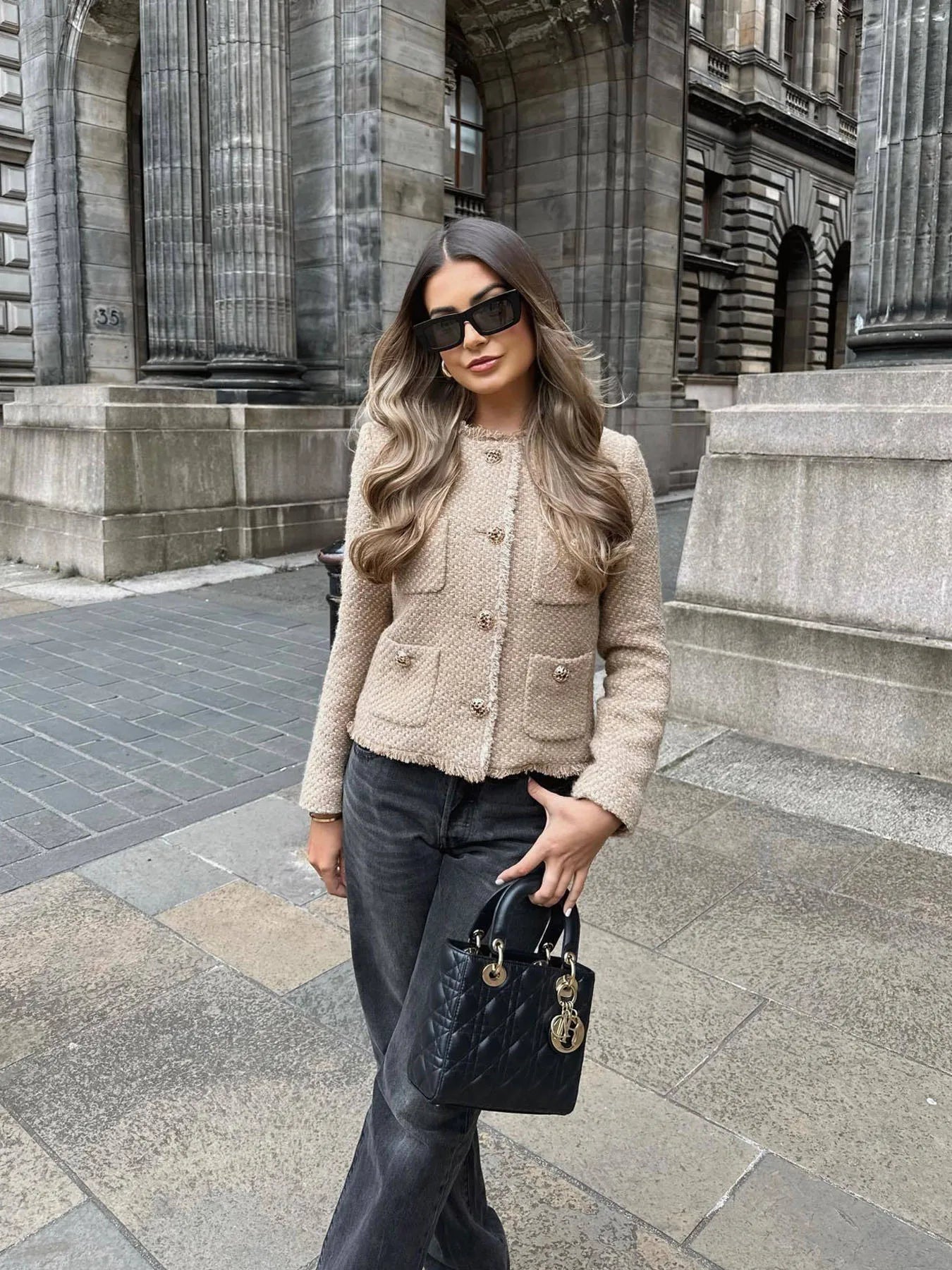 Novaria | Damen Casual Übergangsjacke Loose Fit Leichtgewicht
