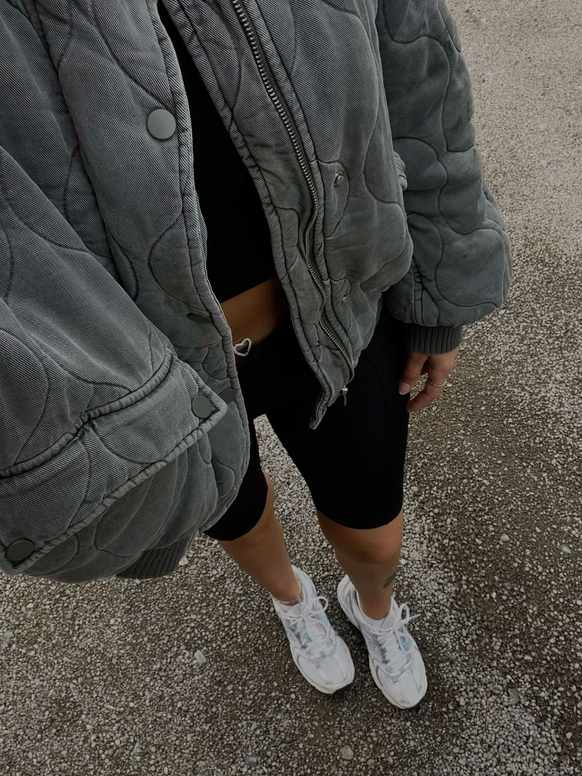Alyssa | Quilted Bomber Jacket