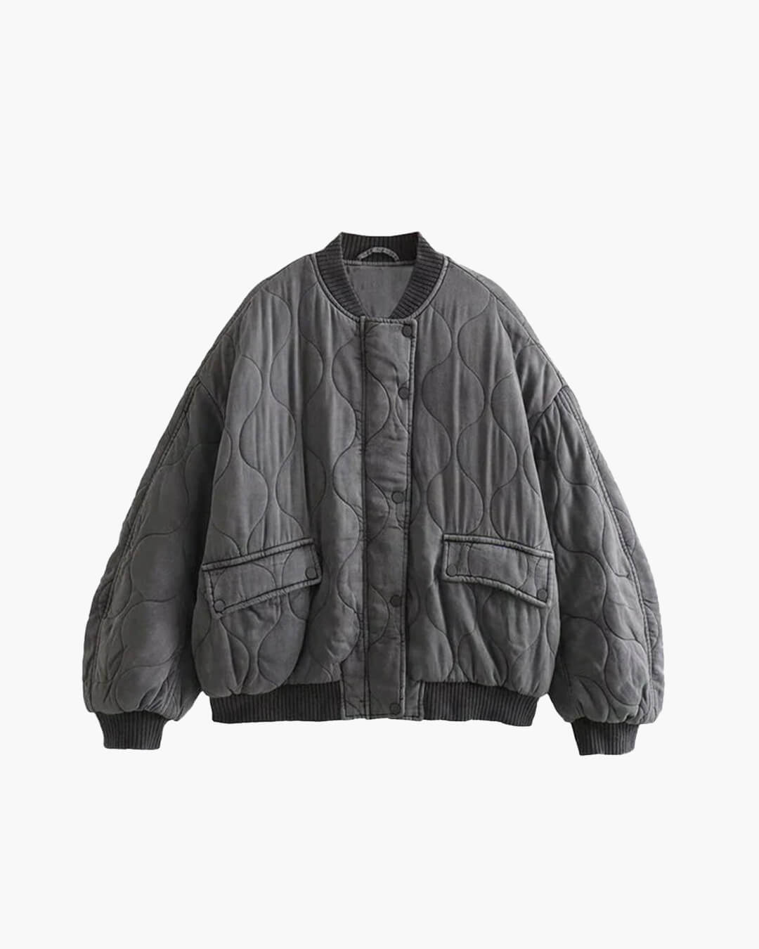 Alyssa | Quilted Bomber Jacket