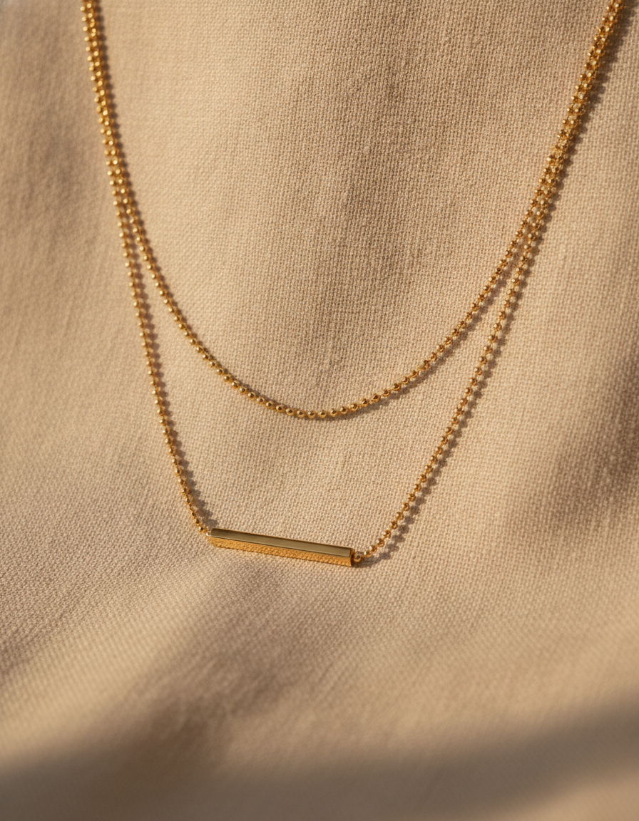 veya bar pendant necklace - studio
