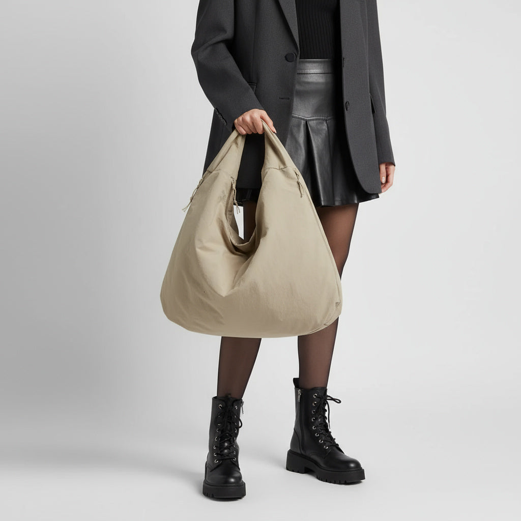 VOYA | Hobo-Tasche – Stylische & Geräumige Alltagstasche aus Nylon